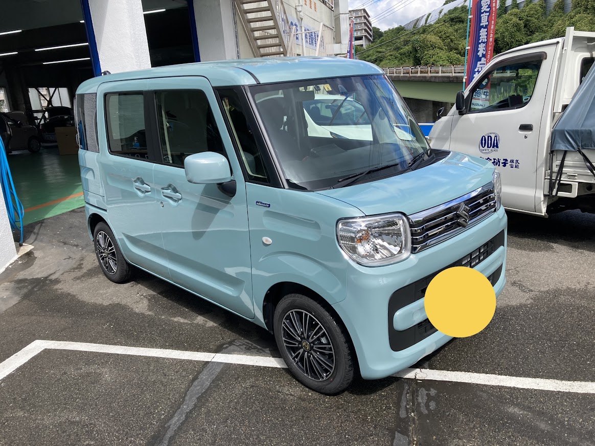 新車　スズキスペーシア　納車いたしました